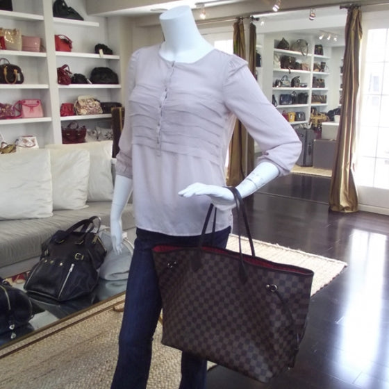 Louis Vuitton Damier Ebene Neverfull GM 2 of 9