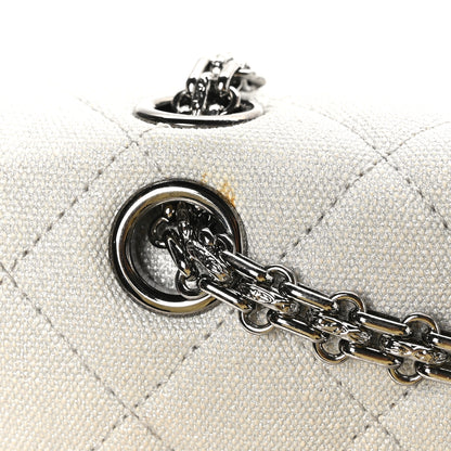 Chanel Metallic Canvas Space Charms 2.55 Reissue 226 Flap Silver 12 of 12