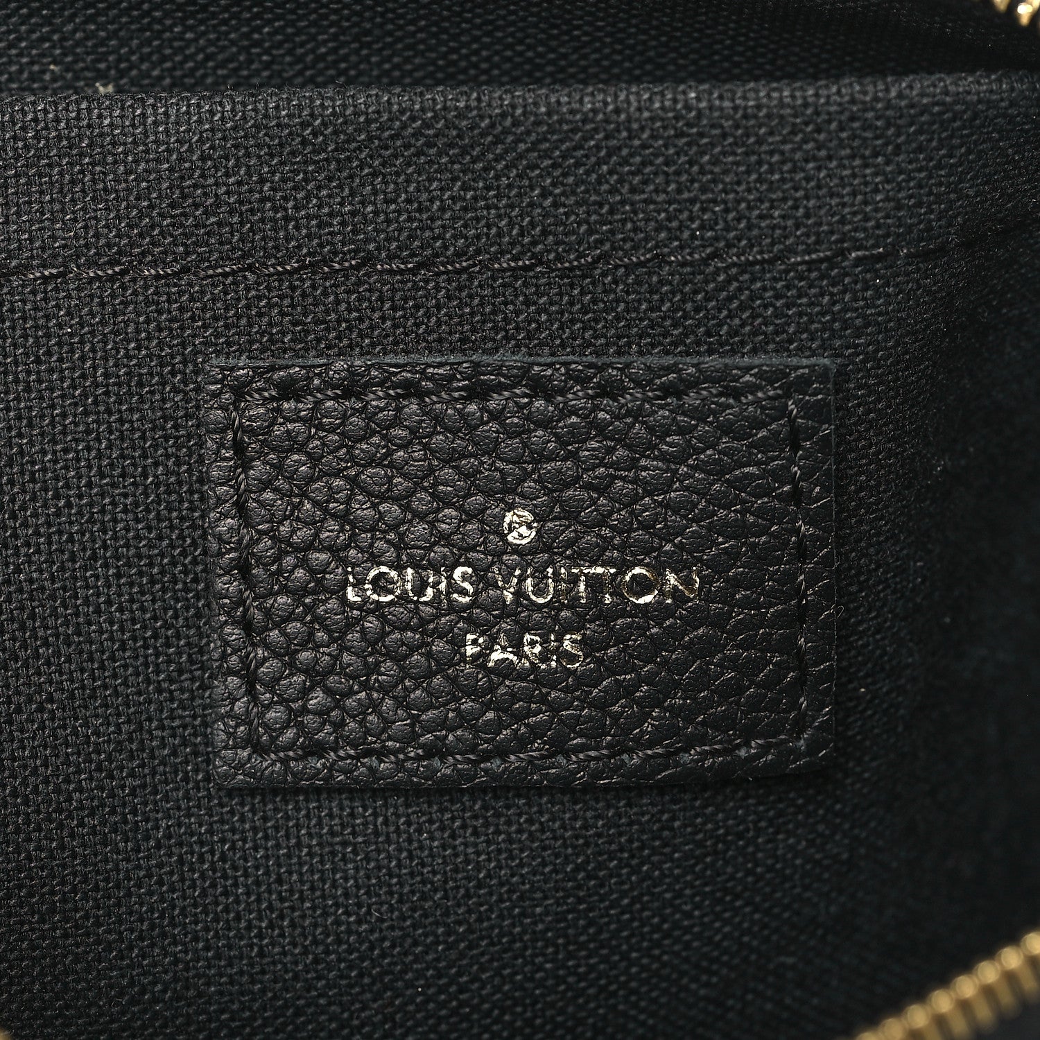 Louis Vuitton Monogram Pallas Clutch Black 6 of 9