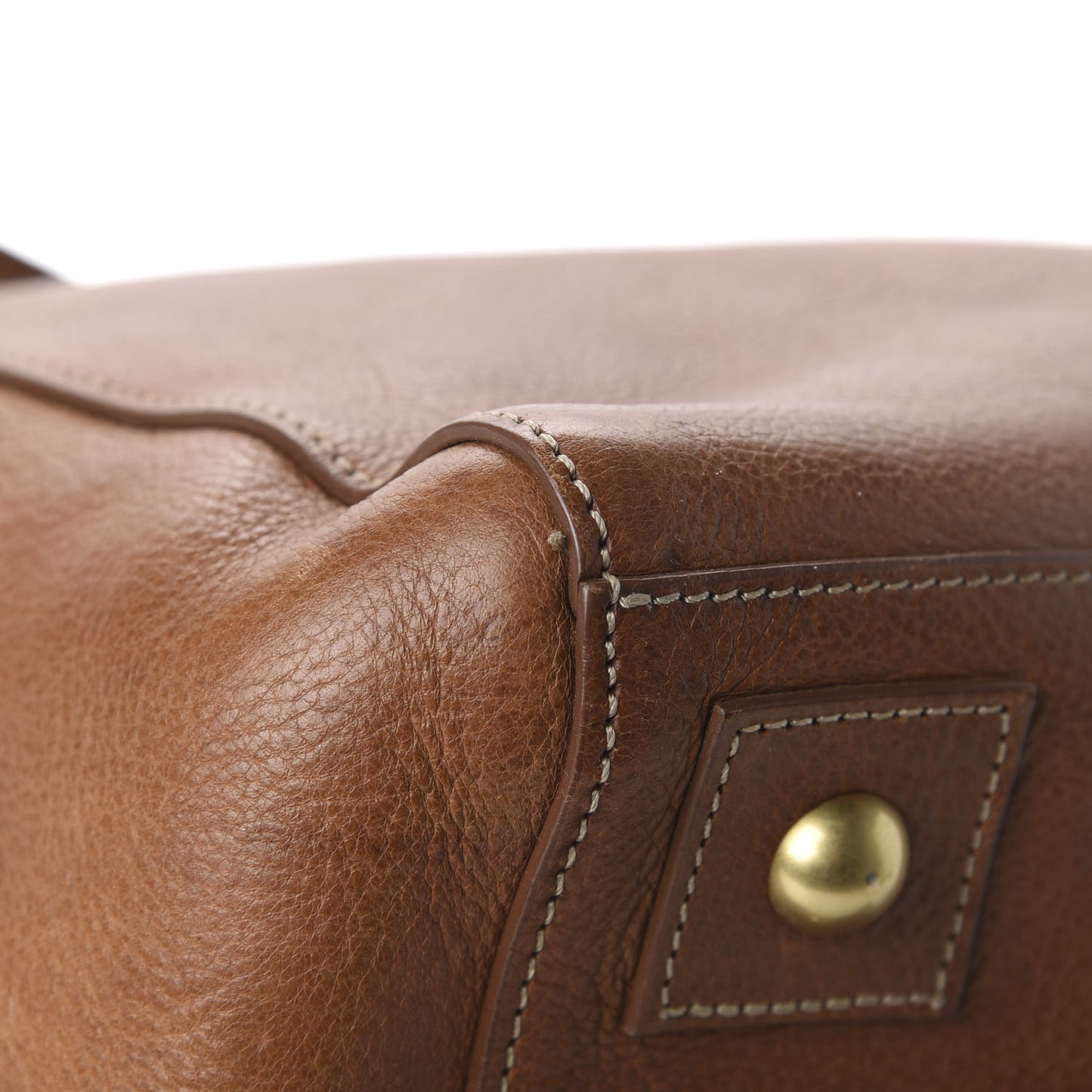 Natural Leather Cara Delevigne Convertible Satchel Oak