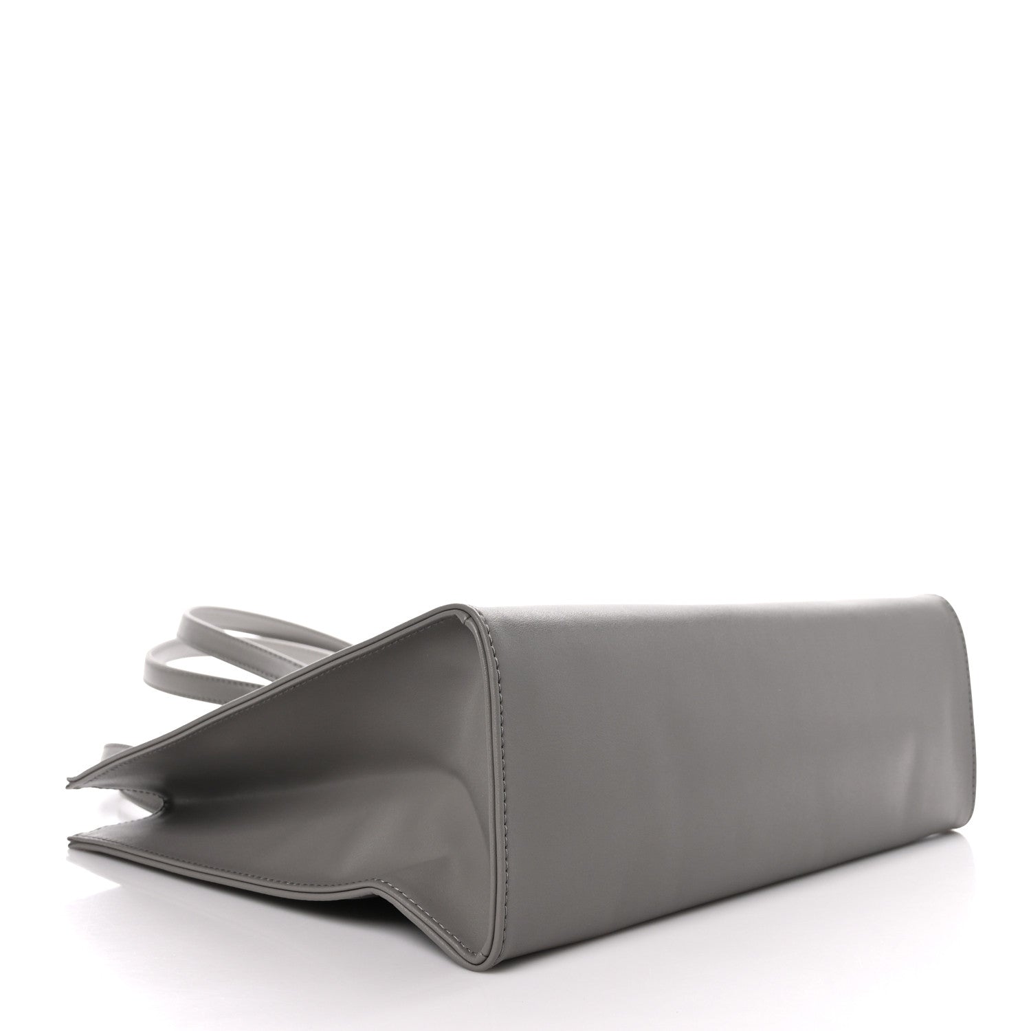 Telfar Vegan Leather Medium Shopping Bag Grey 4 of 8