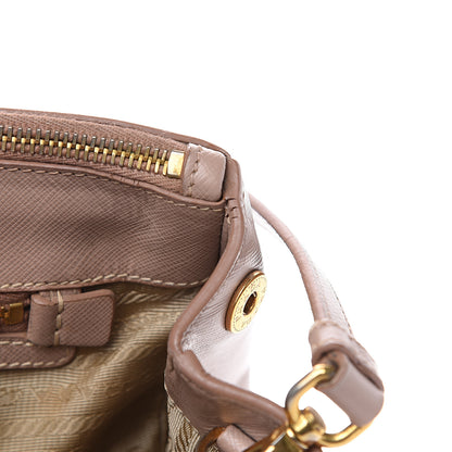 Prada Saffiano Small Galleria Double Zip Tote Cammeo 7 of 12