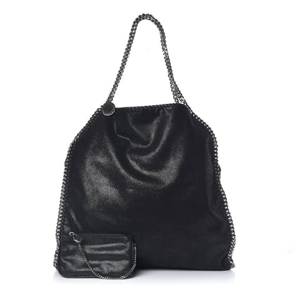 Stella McCartney Shaggy Deer Big Falabella Tote Black 1 of 11