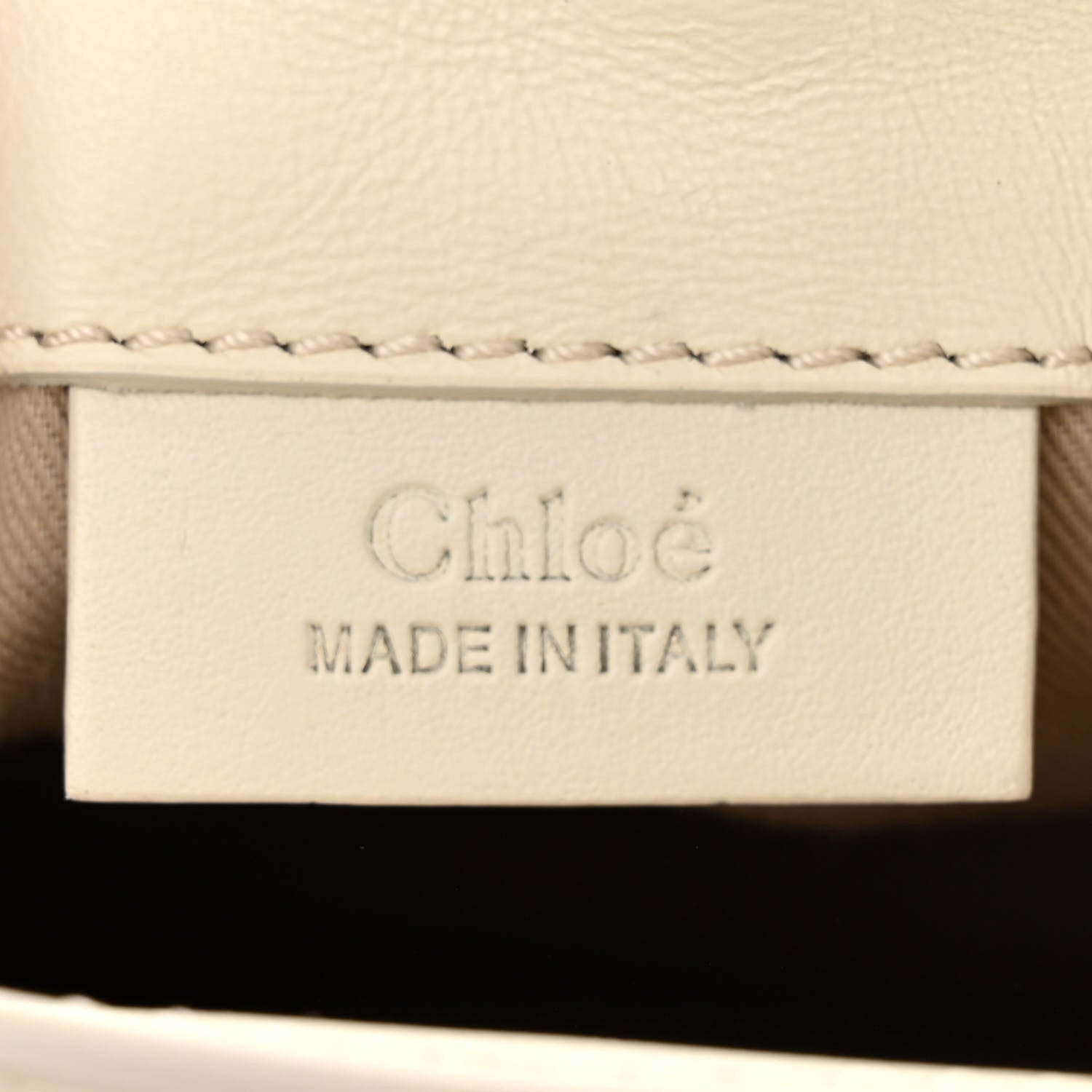 Chloe Calfskin Quilted Mini Faye Backpack Natural White 6 of 10