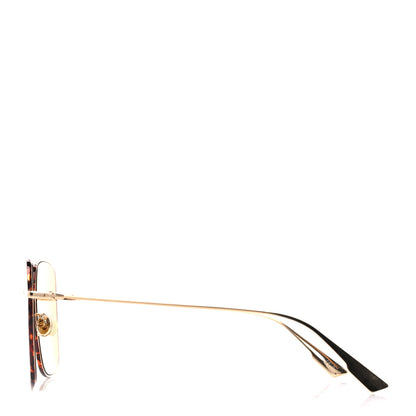 Christian Dior Metal Stellaire 1 Sunglasses Yellow Tortoise 3 of 9