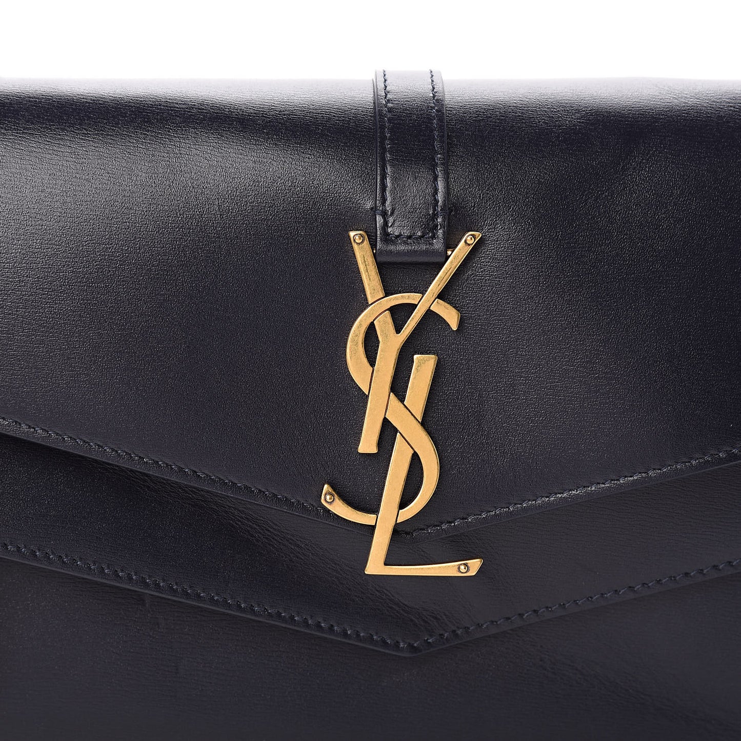 Smooth Calfskin Monogram Sulpice Chain Wallet Marine