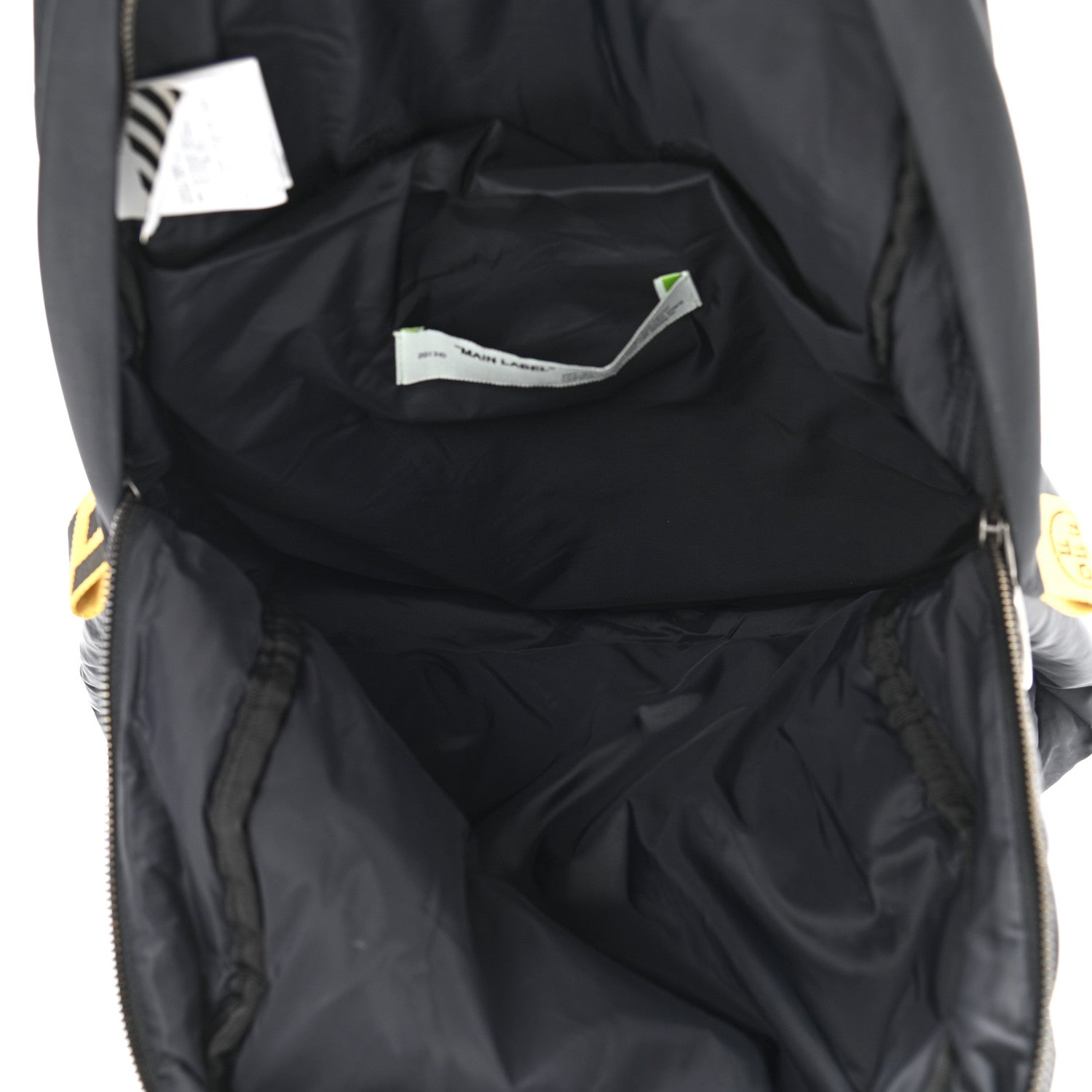 Off-White Nylon Industrial Puffy Backpack Black 5 of 12