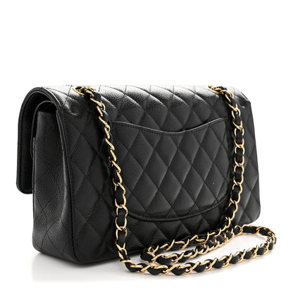 Chanel Caviar Quilted Medium Double Flap Black 3 of 14