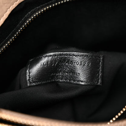 Saint Laurent Calfskin Y Quilted Monogram Medium Loulou Chain Satchel Dark Beige 7 of 18