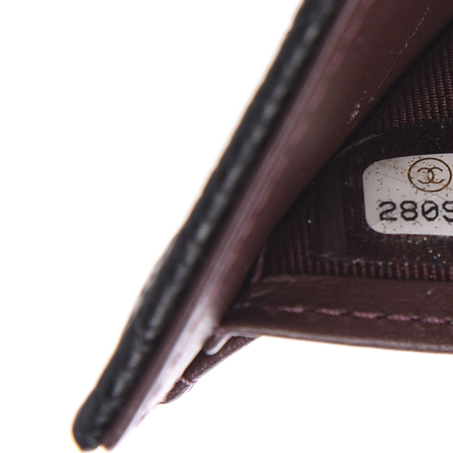 Caviar Quilted Compact Flap Wallet Black