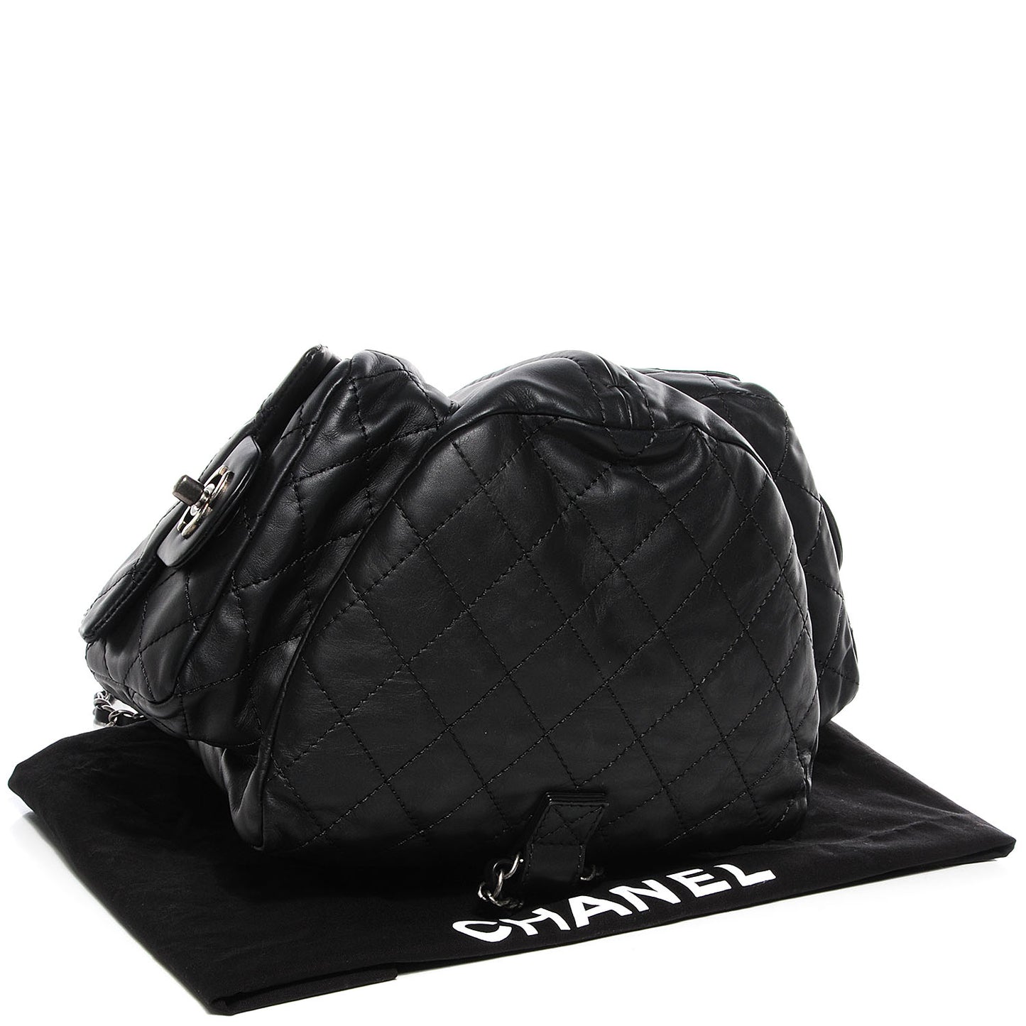 Calfskin Large Backpack Is Back Black