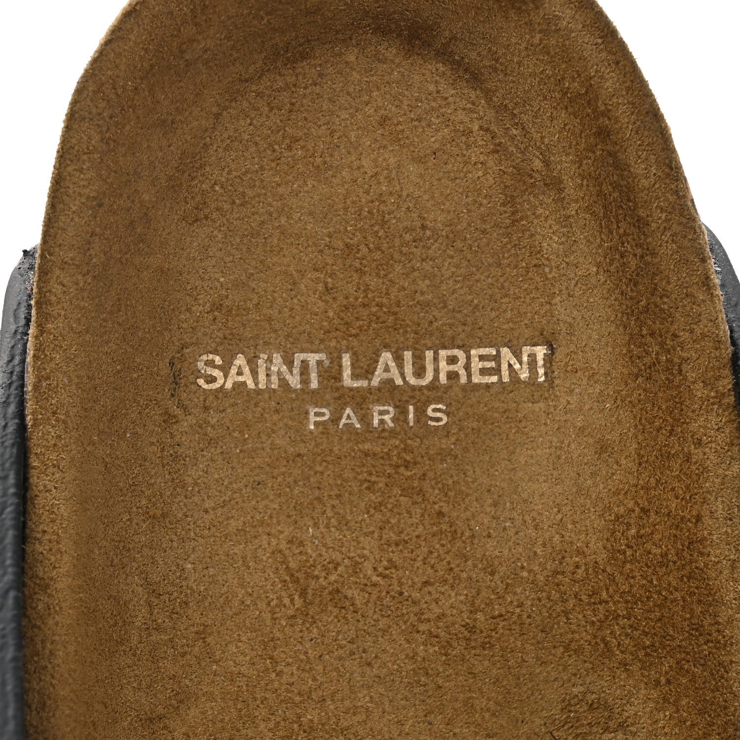 Saint Laurent Calfskin Buckle Jimmy Clog 36.5 Black 7 of 10