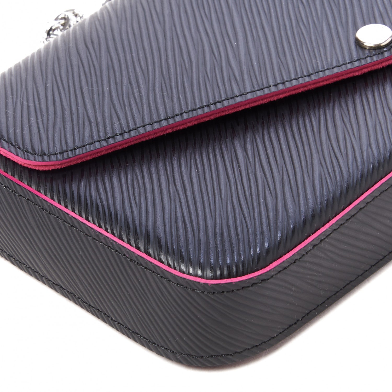 Louis Vuitton Epi Pochette Felicie Black Hot Pink 7 of 10