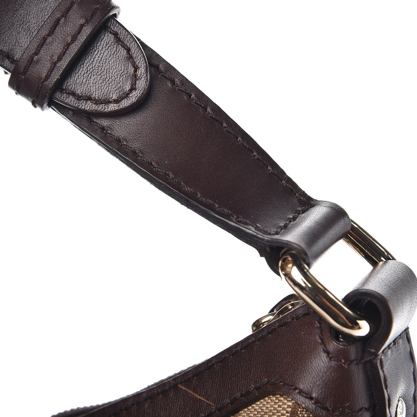 Monogram Vintage Web Medium Hobo Dark Brown