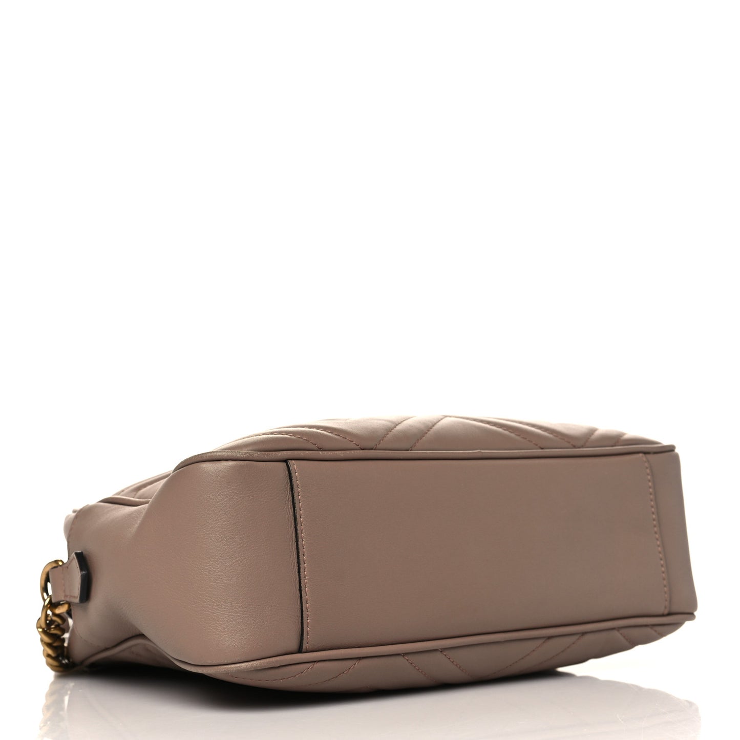 Calfskin Matelasse Medium GG Marmont Chain Shoulder Bag Porcelain Rose