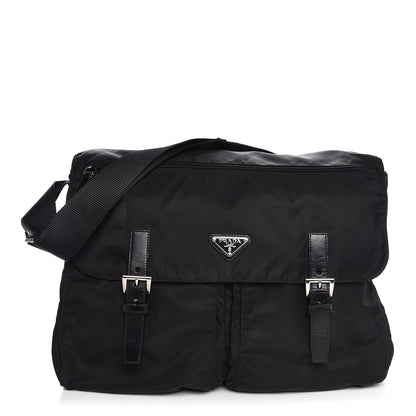 Prada Nylon Vela Sport Messenger Bag Black 1 of 7