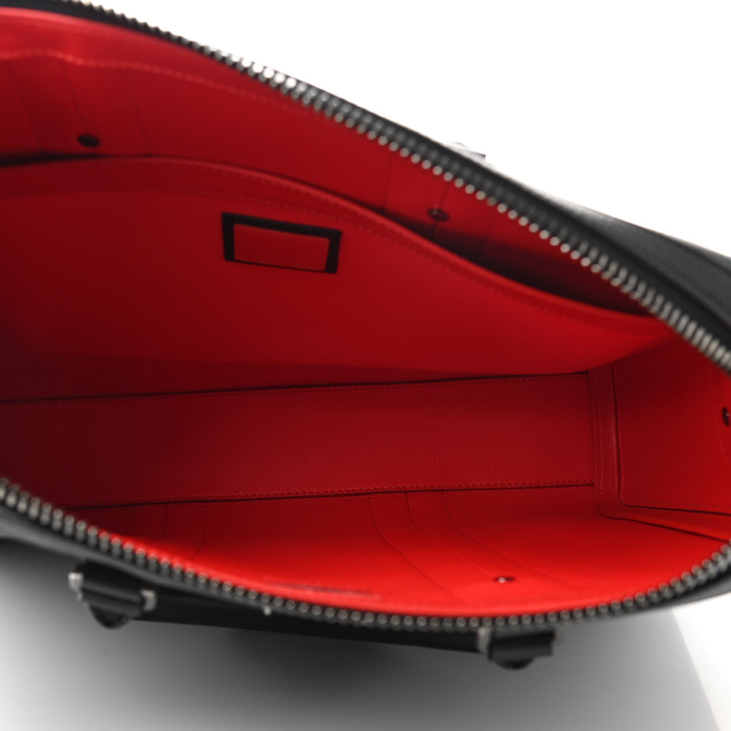 Christian Louboutin Calfskin Streetwall Briefcase Black 5 of 10