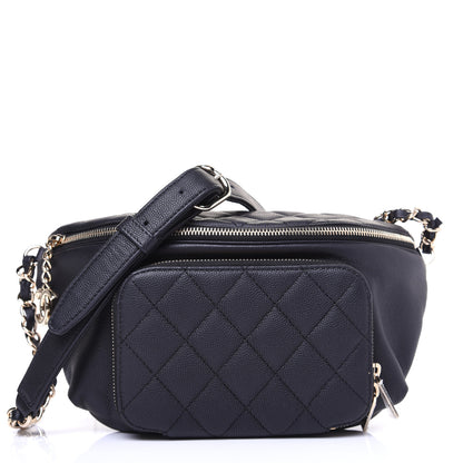 Chanel Caviar Quilted Business Affinity Waist Belt Bag Black 1 of 10