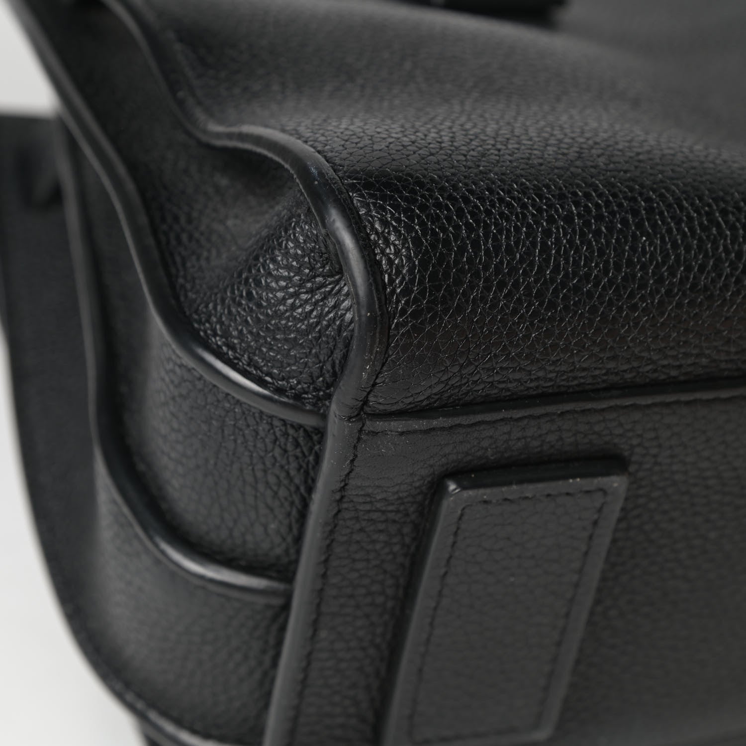 Saint Laurent Grained Calfskin Baby Sac De Jour Souple Black 12 of 16