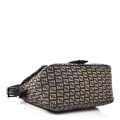Fendi Zucchino Vitello Mama Baguette Testa di Moro Beige 4 of 9