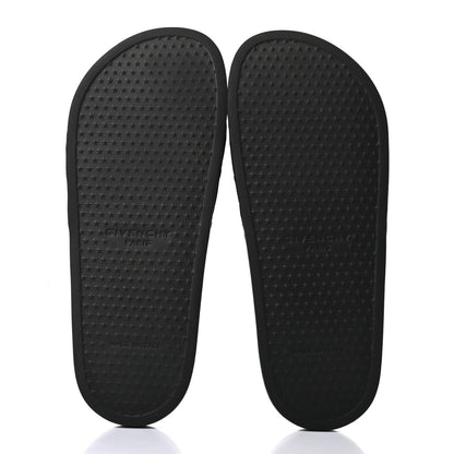 Givenchy Lambskin Logo Embossed 4G Womens Sandals 38 Black 5 of 10