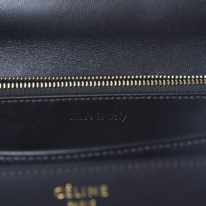 Celine Box Calfskin Medium Classic Box Flap Bag Black 6 of 10