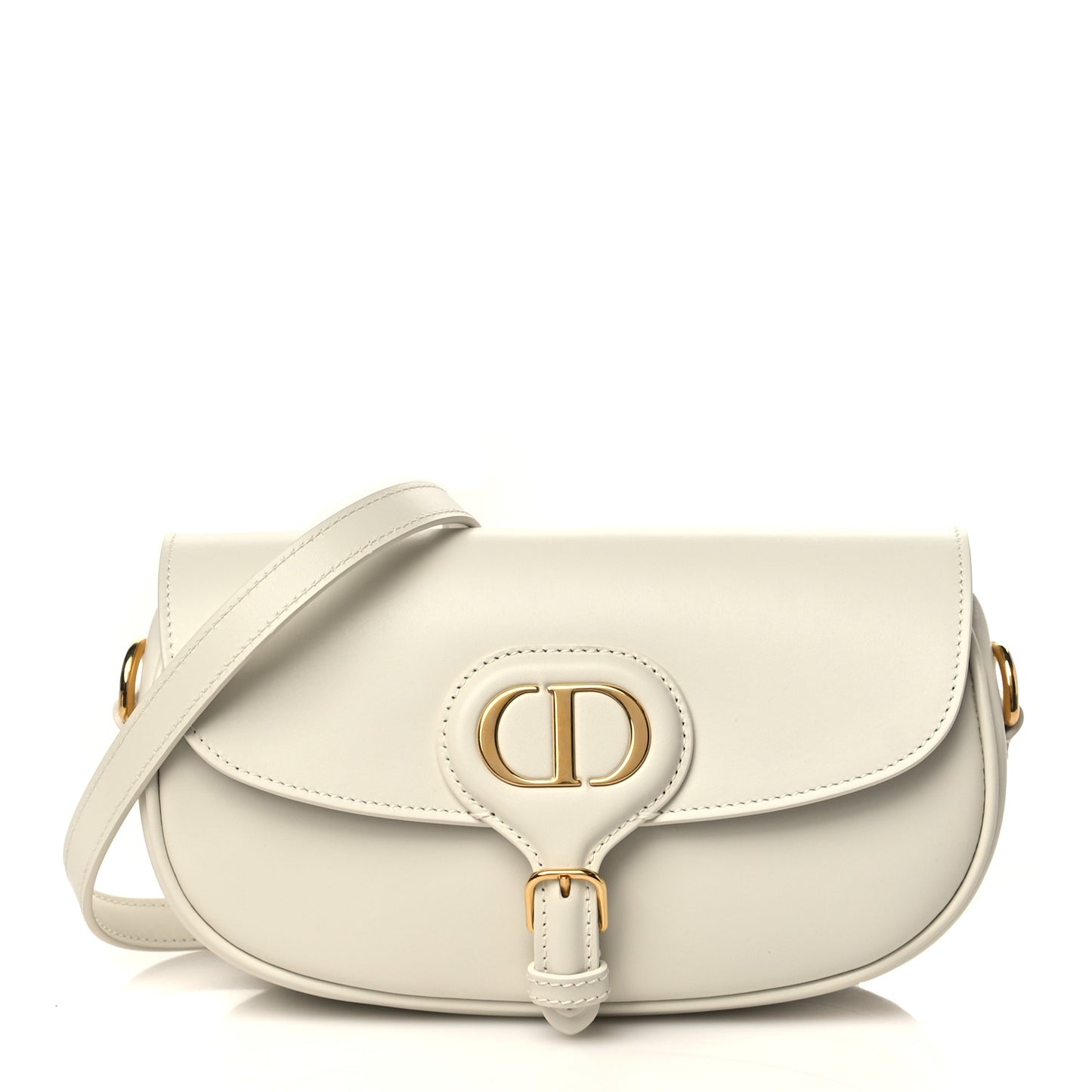 Box Calfskin East West Bobby Bag Latte