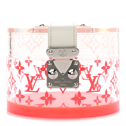 Louis Vuitton Transparent Plexiglass Box Scott Fluorescent Pink 1 of 7