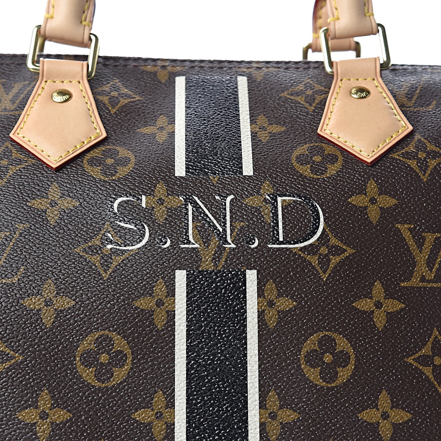 Monogram My LV Heritage Speedy 40 White Black