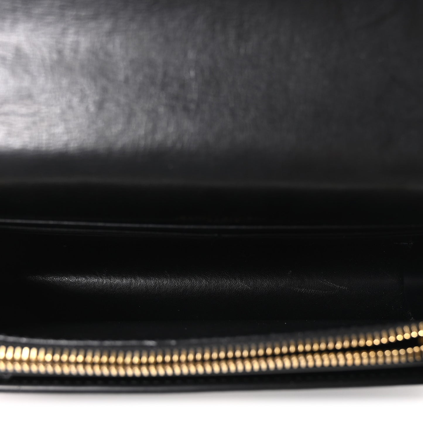 Calfskin Monogram Sunset Chain Wallet Black