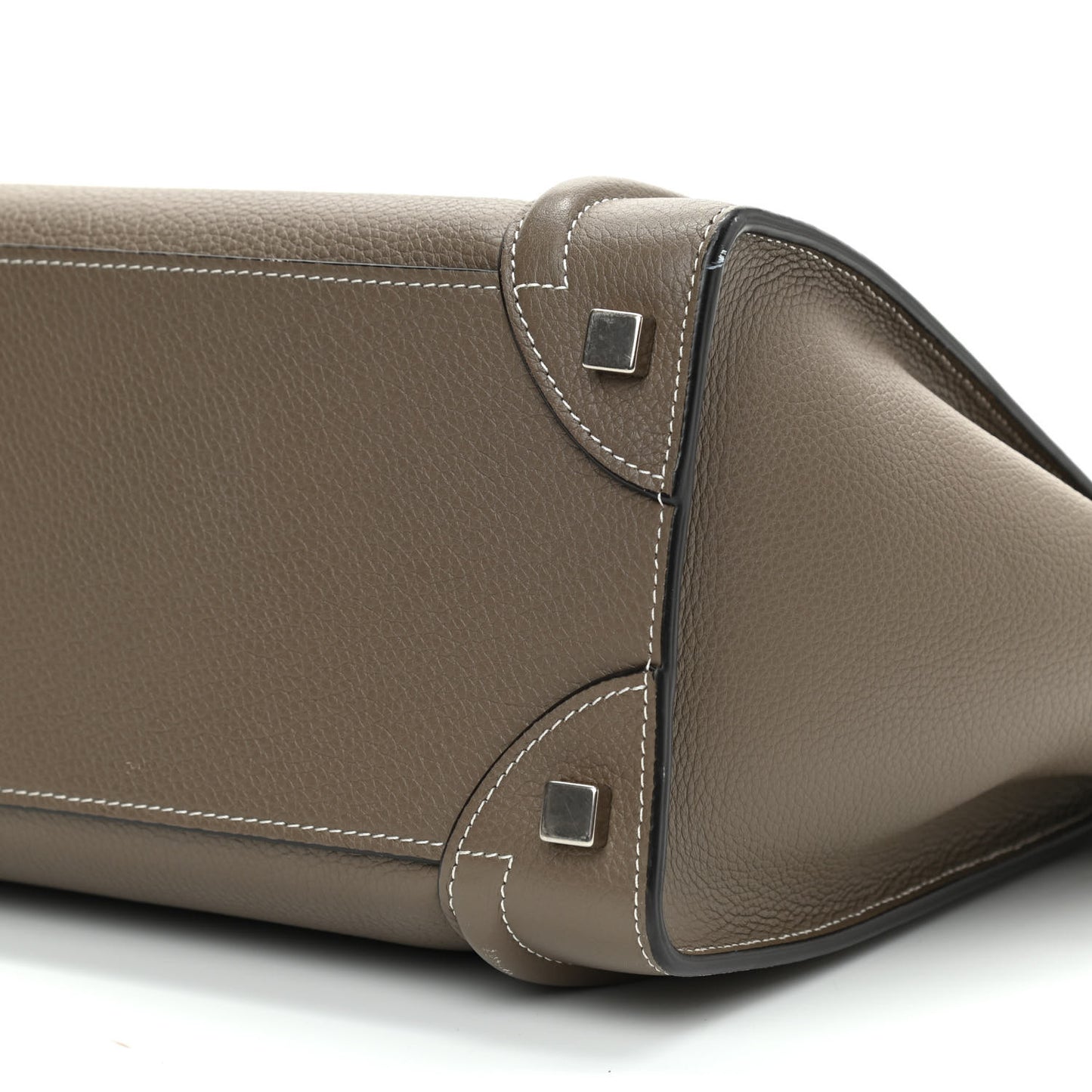 Drummed Calfskin Micro Luggage Souris