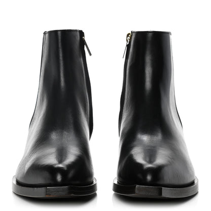 Jimmy Choo Calfskin Jun Ankle Boots 37 Black 2 of 8