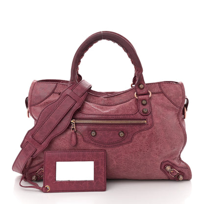Balenciaga Agneau Giant 12 Rose Gold Hardware City Cassis 3 of 15