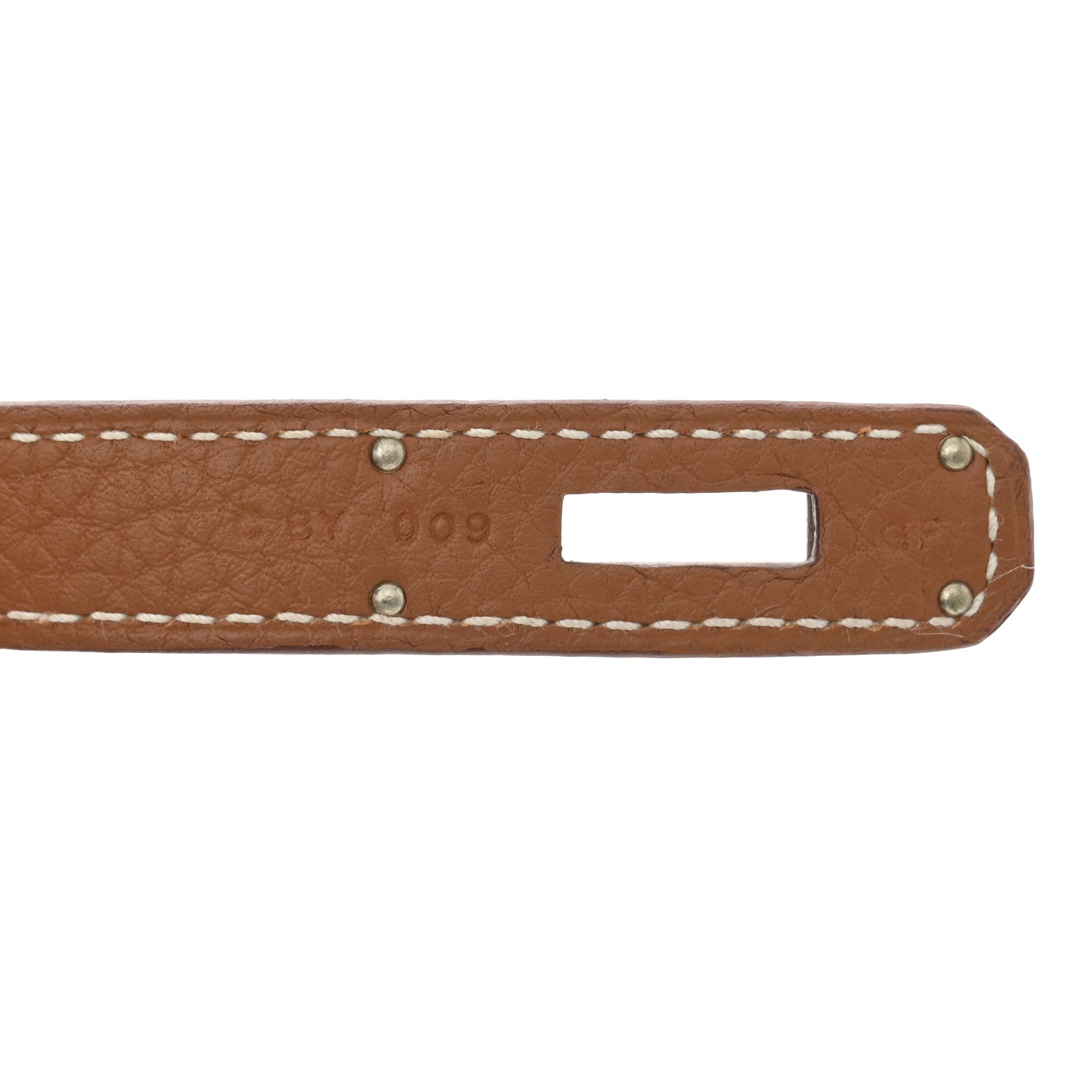 Hermes Taurillon Clemence Jypsiere 28 Gold 7 of 14