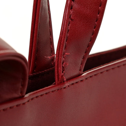 Telfar Vegan Leather Medium Shopping Bag Oxblood 15 of 19