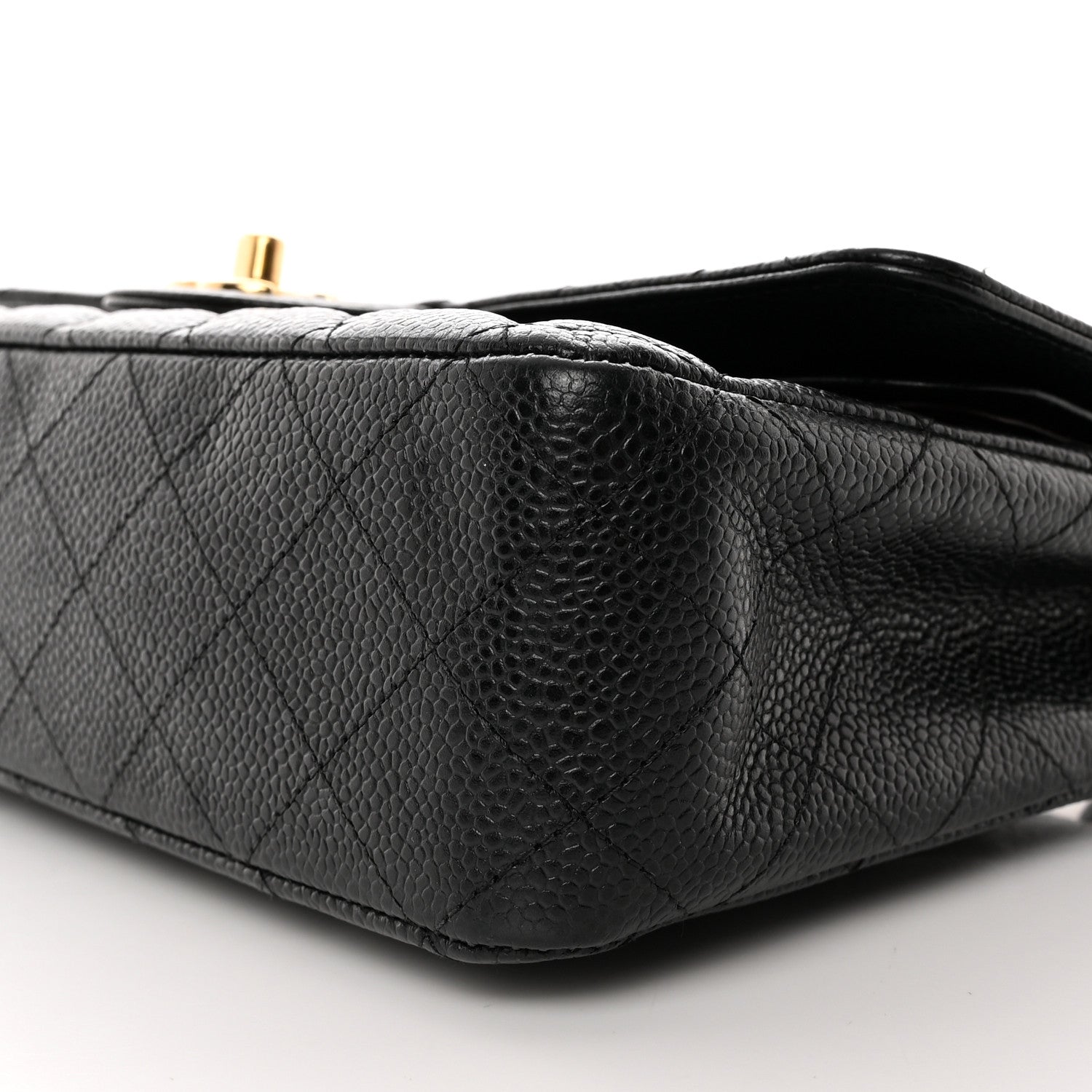 Chanel Caviar Quilted Medium Double Flap Black 10 of 16