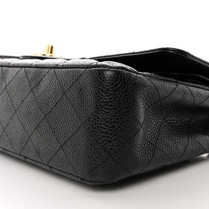 Chanel Caviar Quilted Medium Double Flap Black 10 of 16