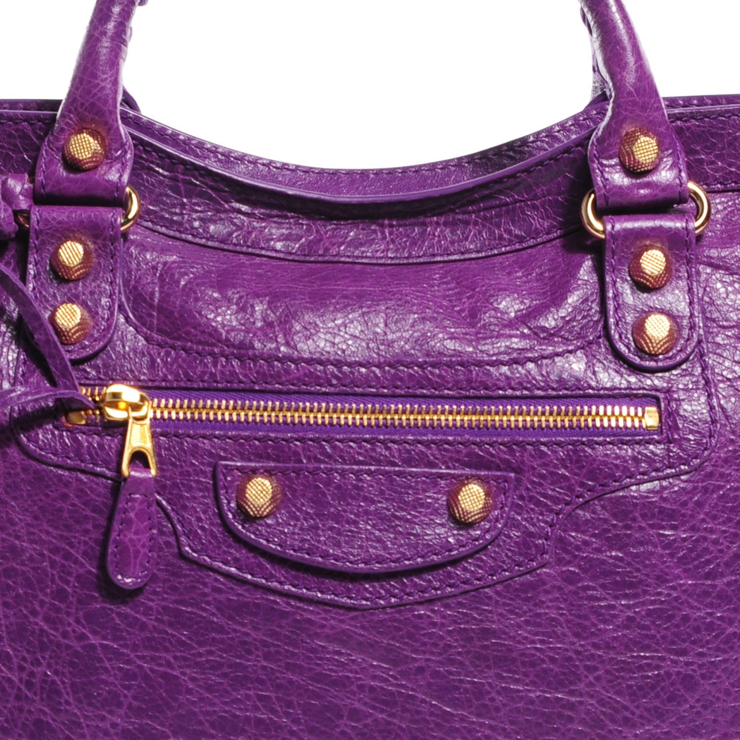 Balenciaga Agneau Giant 12 Gold Hardware City Ultraviolet 2 of 13