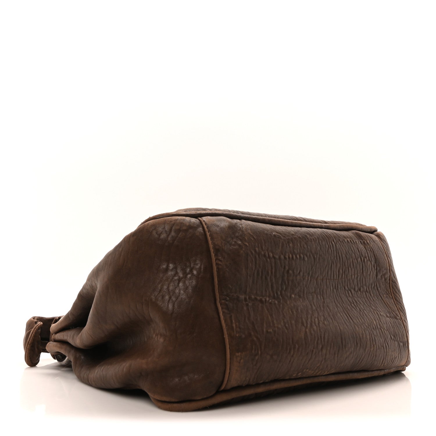 Chanel Distressed Lambskin Le Marais Ligne Messenger Flap Brown 4 of 10