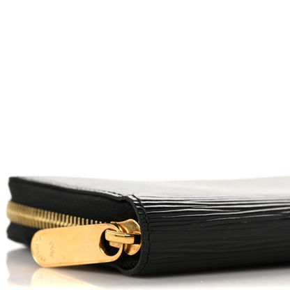Louis Vuitton Epi Zippy Wallet Black 7 of 9