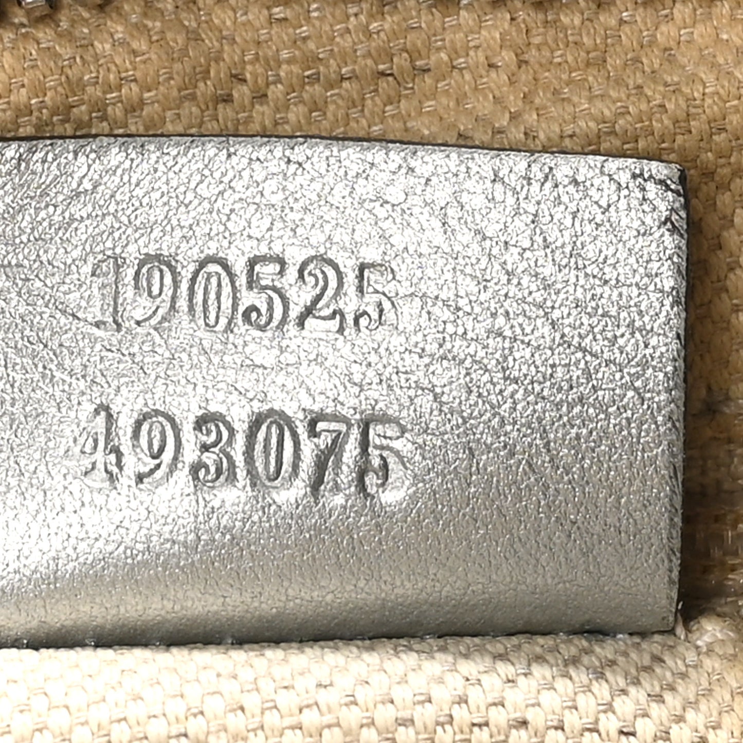 Metallic Guccissima Medium D Gold Hobo Silver