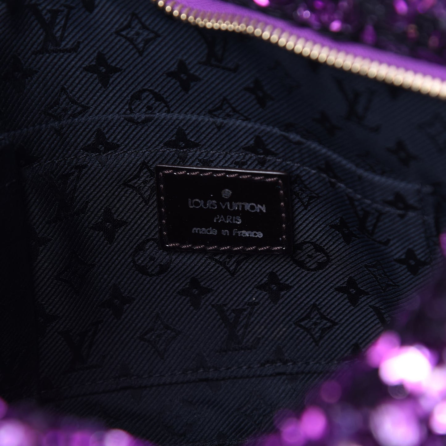 Sequin Pochette Rococo Violet