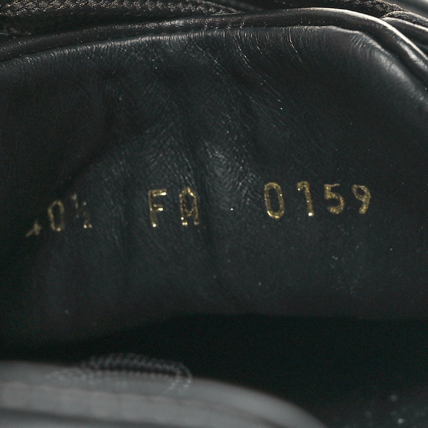Calfskin Time Out Sneakers 40.5 Black