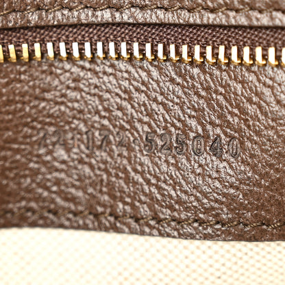 Gucci GG Supreme Monogram Textured Dollar Calfskin Web Medium Blondie Top Handle Shoulder Flap Bag Beige Ebony New Acero 7 of 10