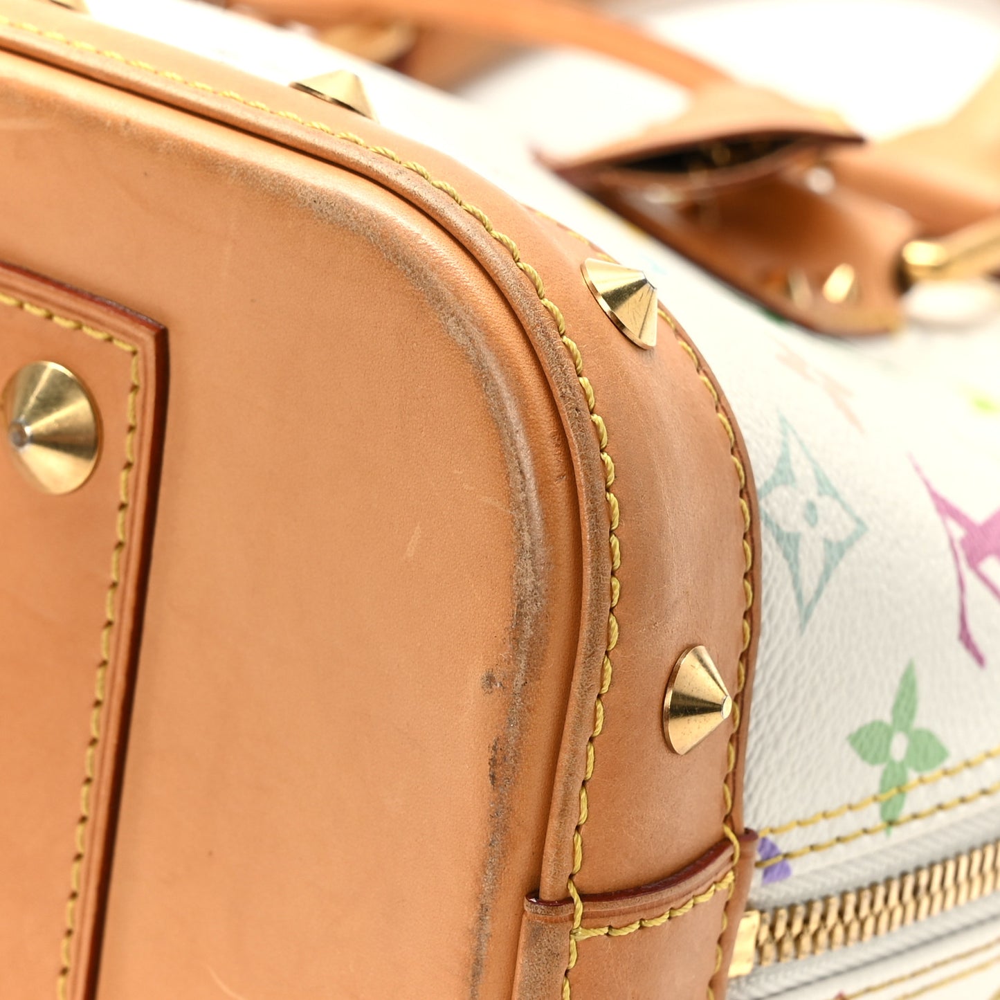 Monogram Multicolor Alma PM White