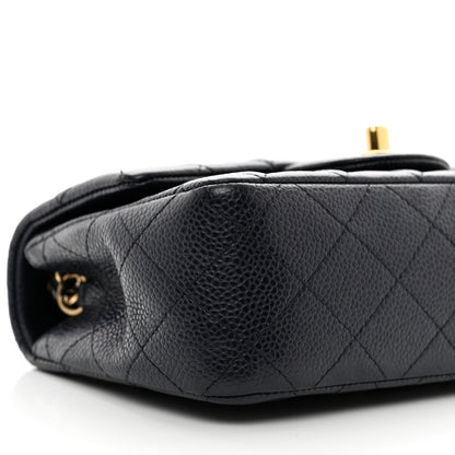 Chanel Caviar Quilted Mini Rectangular Flap Navy 9 of 12