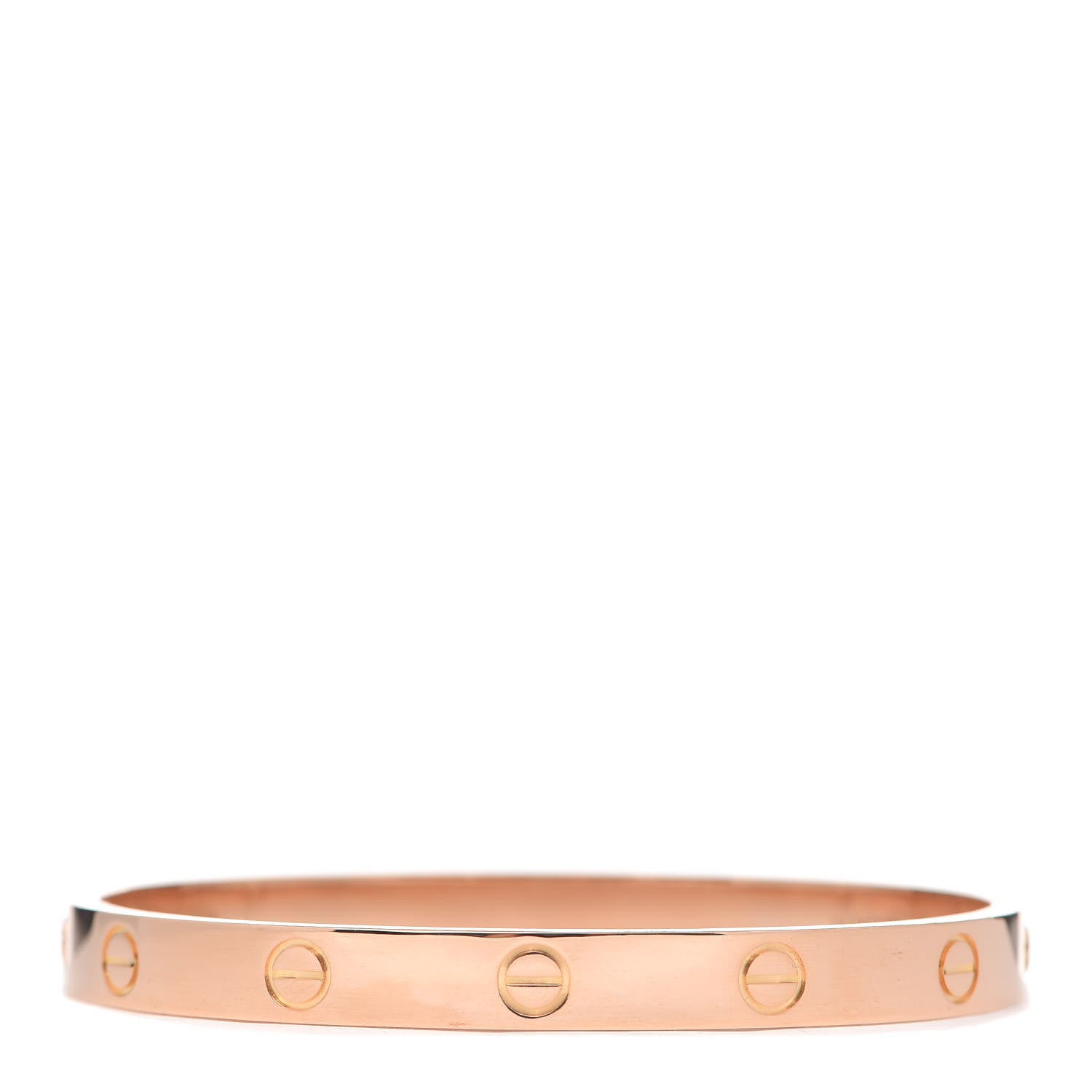 Cartier 18K Pink Gold LOVE Bracelet 17 3 of 7