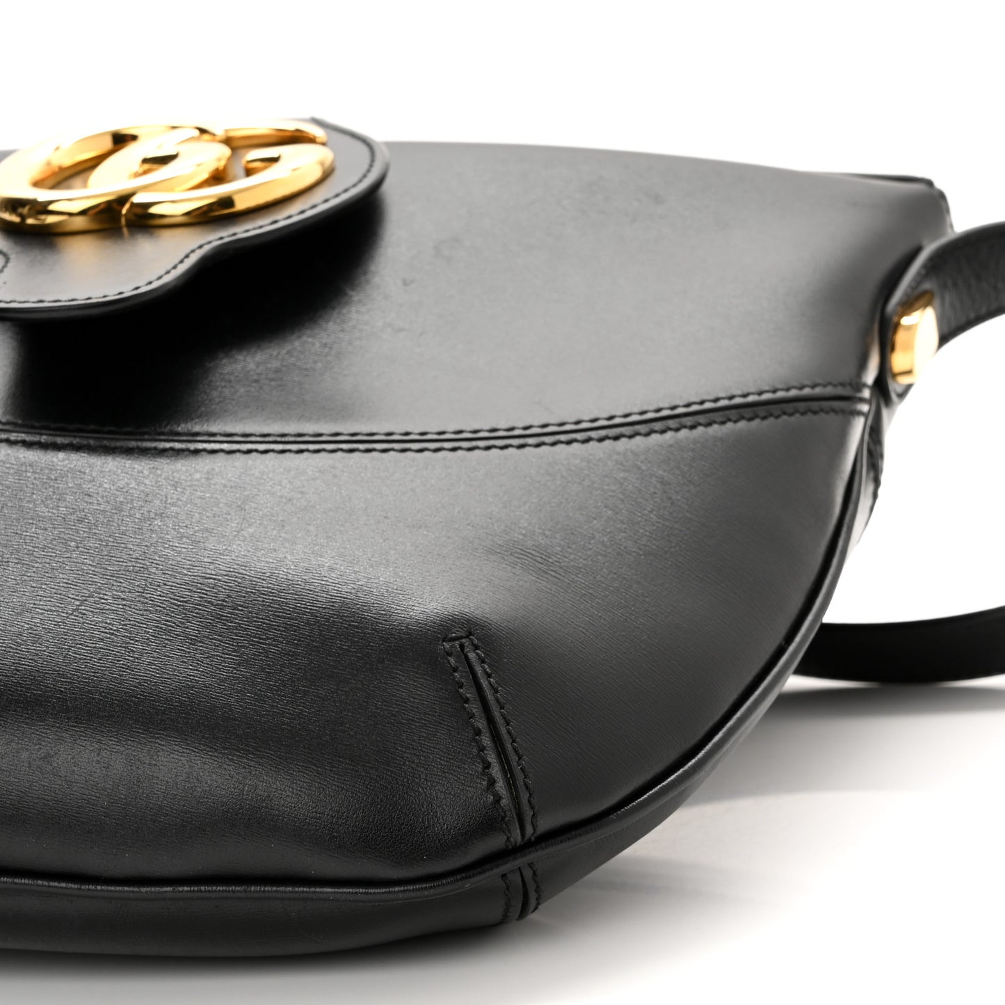 Calfskin Medium Arli Shoulder Bag Black