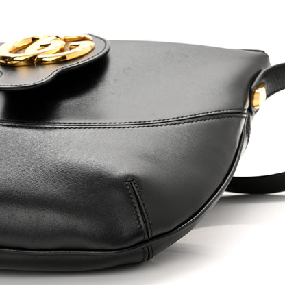 Gucci Calfskin Medium Arli Shoulder Bag Black 12 of 12