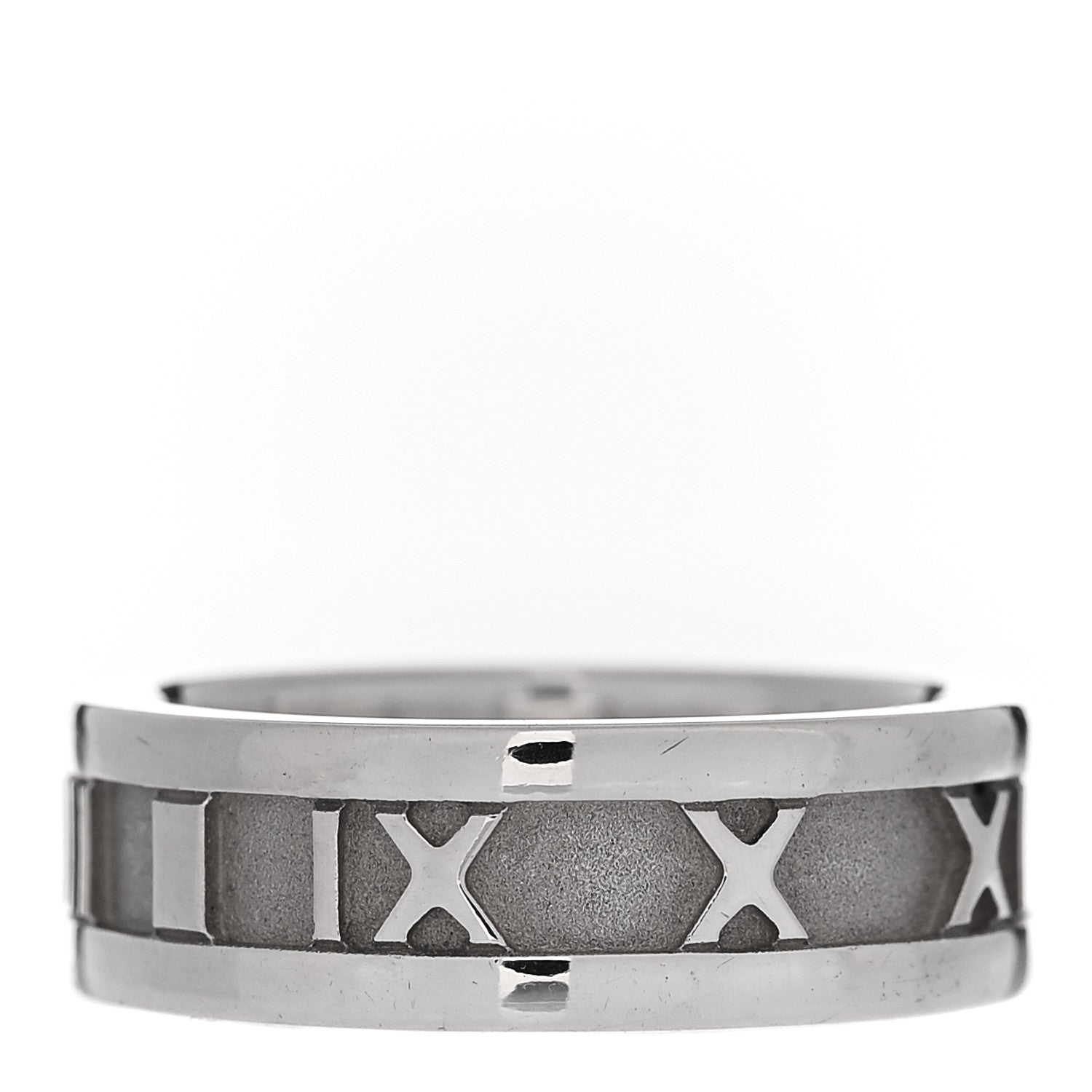 Tiffany Sterling Silver Atlas Ring 51 5.75 3 of 4